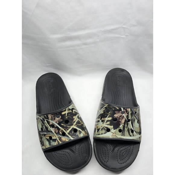 Crocs Realtree Camo Classic Iconic Comfort Slide Sandals  Men's 11 - Picture 1 of 6